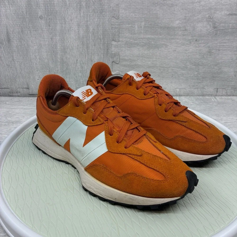 New Balance 327 Sneaker Men's 12 Vintage Orange Shoes‎ MS327GC